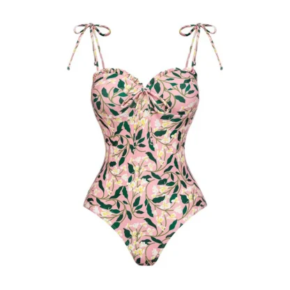 Floral Tummy Control Swimsuit Set - Image 2
