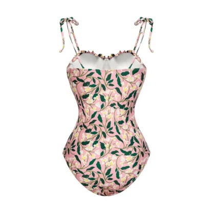 Floral Tummy Control Swimsuit Set - Image 3