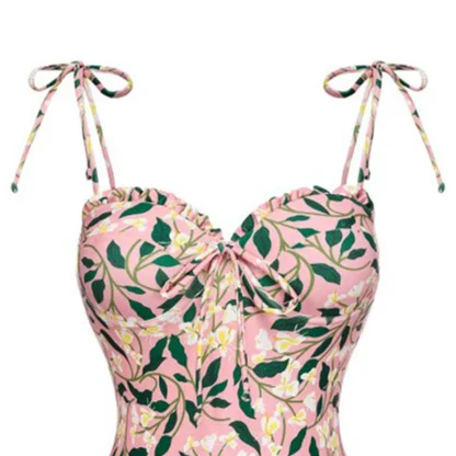 Floral Tummy Control Swimsuit Set - Image 6