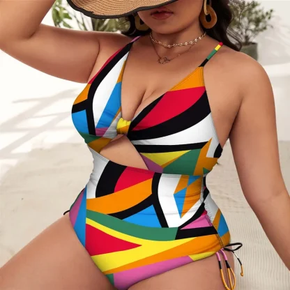 Plus Size Tummy Control Swimsuits - Image 4