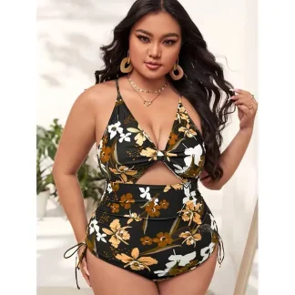 Plus Size Tummy Control Swimsuit