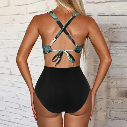 Floral Print Tummy Control Swimsuits - Image 3
