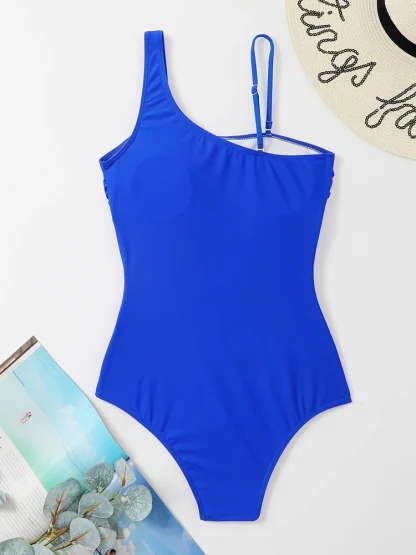 One-piece Mesh Tummy Control Swimsuit - Image 6