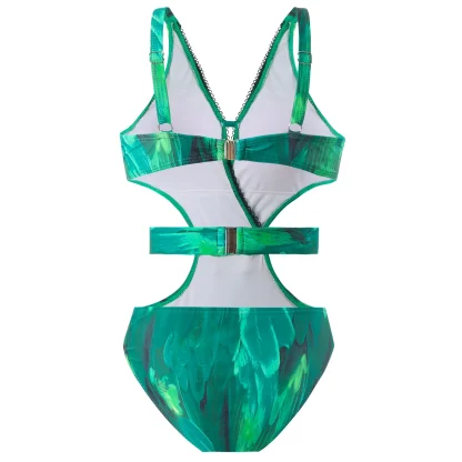 Cutout Tummy Control Swimsuit Set - Image 6
