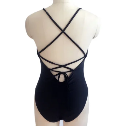 Backless Padded Tummy Control Swimsuits - Image 5