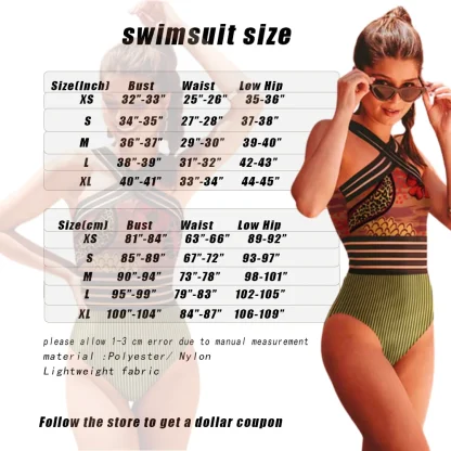 One-piece Blue Tummy Control Swimsuit - Image 4