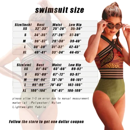 Leopard Print Tummy Control Swimsuit - Image 4