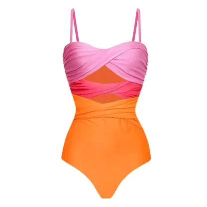 Front Cutout Tummy Control Swimsuit