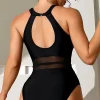 Sexy Mesh Tummy Control Swimsuit - Image 2