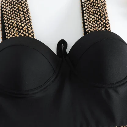 Hard Cup Underwire Tummy Control Swimsuit - Image 3