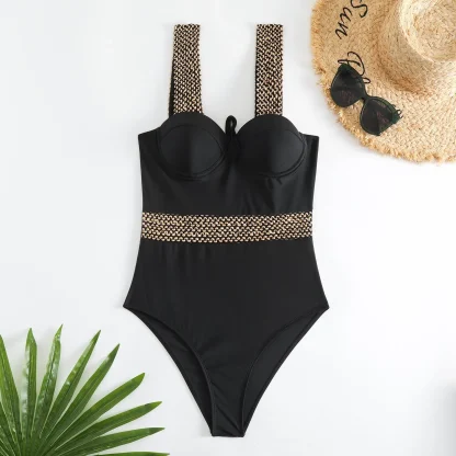 Hard Cup Underwire Tummy Control Swimsuit