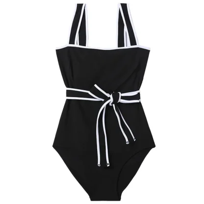 Waist Belt Tummy Control Swimsuit - Image 6