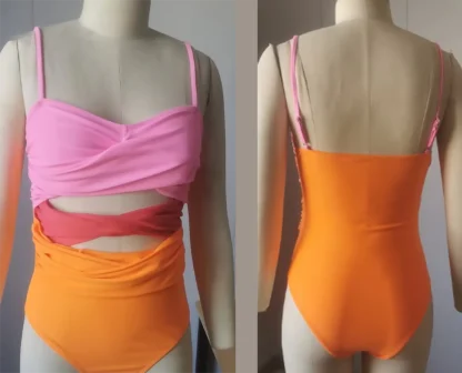 Front Cutout Tummy Control Swimsuit - Image 5