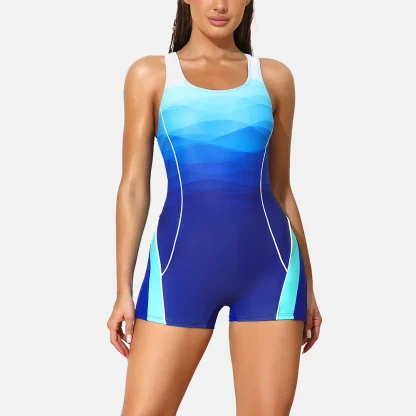 Athletic Boyleg Tummy Control Swimsuits