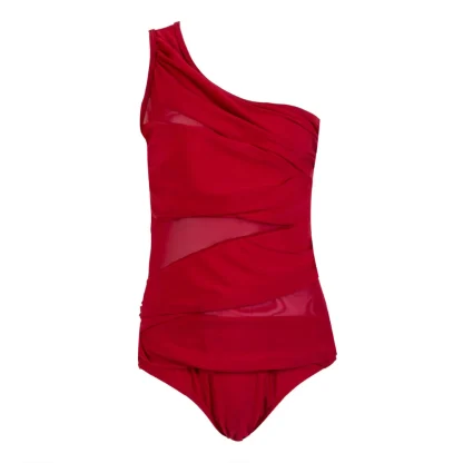 One-shoulder Tummy Control Swimsuits