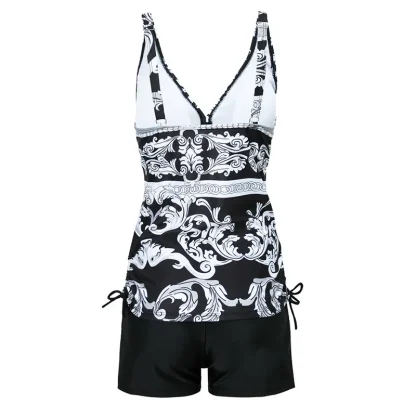 V-neck Tummy Control Swimsuit Set - Image 5