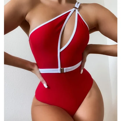 Sexy Keyhole Tummy Control Swimsuit - Image 4
