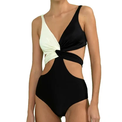 Sexy Cutout Tummy Control Swimsuit Set - Image 4
