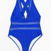 V-neck Fishnet Tummy Control Swimsuits - Image 4