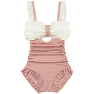 Cute Ruffle Tummy Control Swimsuits