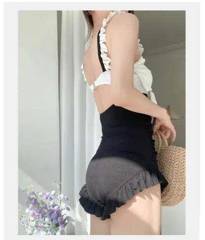 Cute Ruffle Tummy Control Swimsuits - Image 6