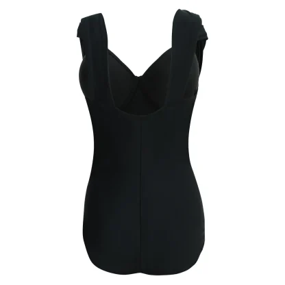 Plus Size Ruched Tummy Control Swimsuits - Image 3