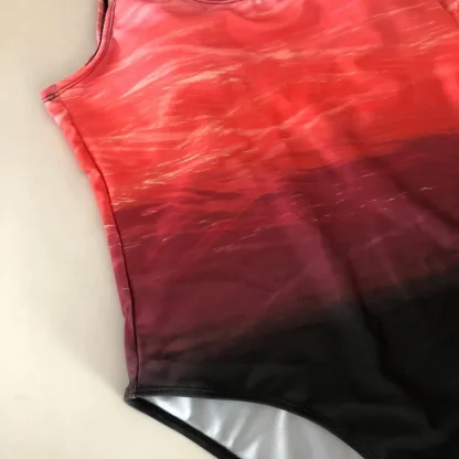 Gradient Ocean Tummy Control Swimsuits - Image 4