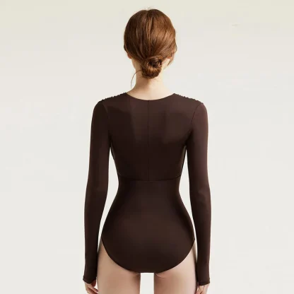 Ruched Seamless Tummy Control Swimsuit - Image 3