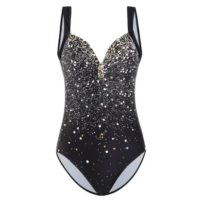 Printed Glitter Tummy Control Swimsuits - Image 6