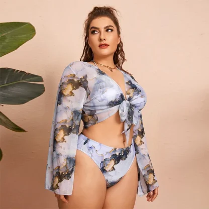 Sexy Plus Size Tummy Control Swimsuit