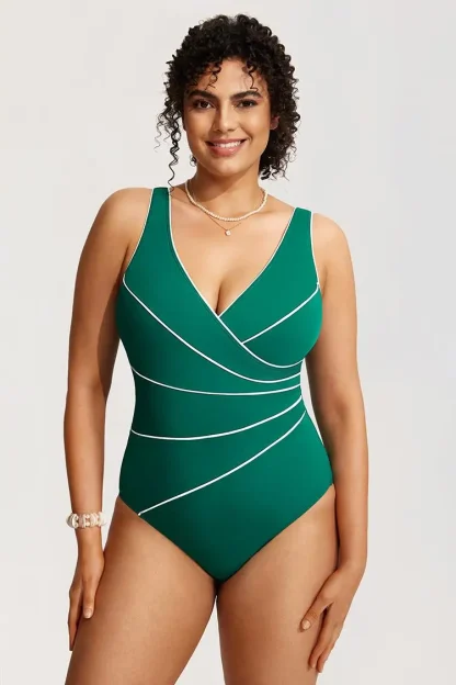 V-neck Lines Tummy Control Swimsuits - Image 6