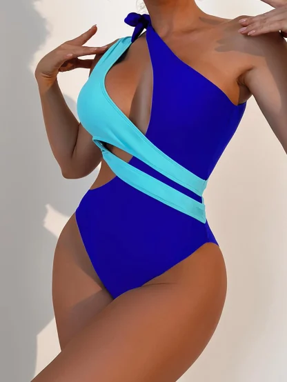 Irregular Tummy Control Swimsuits - Image 4
