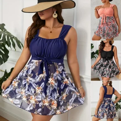 Plus Size Tummy Control Swimdresses - Image 6