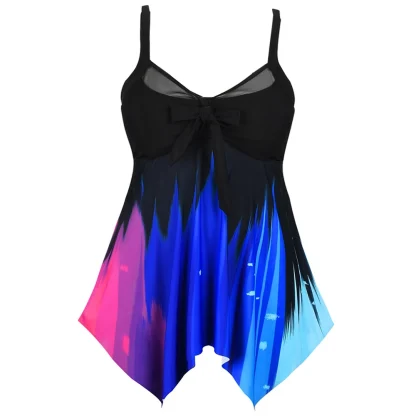 Chic Plus Size Tummy Control Swimdress - Image 4