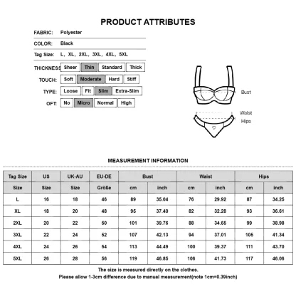 Chic Plus Size Tummy Control Swimdress - Image 6