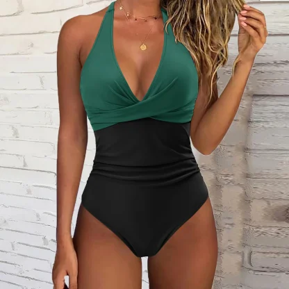 Halter Tie Up Tummy Control Swimsuits - Image 5