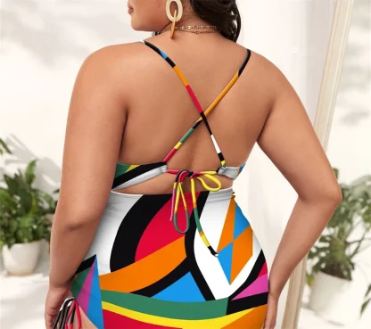 Sexy Plus Size Tummy Control Swimsuits - Image 3