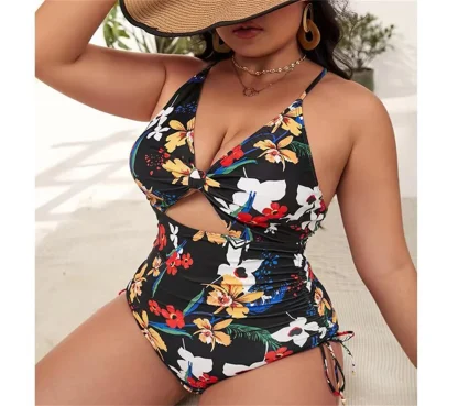 Sexy Plus Size Tummy Control Swimsuits - Image 5