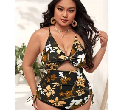 Sexy Plus Size Tummy Control Swimsuits - Image 6